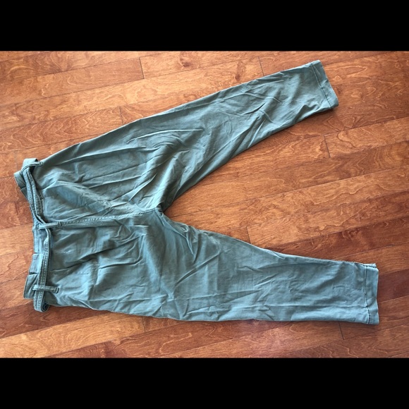 High waisted cinched waist pants - Picture 3 of 3